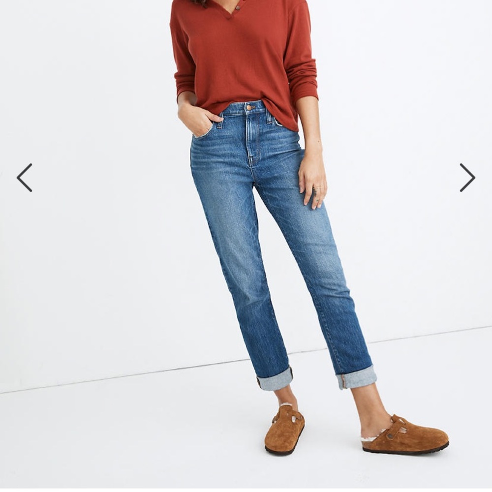Madewell Petite High-Rise Slim Boyjean